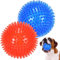 petizer Lot de 2 balles couinantes de 11 cm pour chien, balle à picots pour chien, jouet flottant pour piscine, jouets à lancer pour chiot en caoutchouc TPR pour l'ennui, nettoyage des dents pour