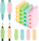 Dimeho 20 Stück Ergonomische Bleistift Griffe Silikon Schreibhilfe für Stift Grips Stiftehalter Pencil Grips Kinder Hilfe Stifthaltung Schreiben Haltungskorrektur Werkzeug für Linkshänder Rechtshänder