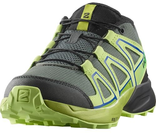 SALOMON Speedcross, Zapatillas de Trail Running Unisex niños, Urban Chic Sharp Green Dark Citron, 36 EU