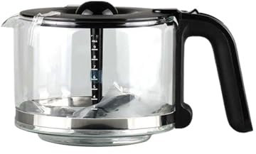 Cafetera de cristal con jarra, filtro y embudo, compatible con Philips HD7761 HD7762 HD7765 HD7766 HD7767 HD7768 HD7769(1pc Jug)
