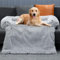 Mora Pets Sofaschutz Hund Hundedecke Sofa Hundebett Couch Plüsch Sofaschoner für Hunde wasserdicht & antirutsch Hundekissen, L 104 x B 122 x H 18 cm (4-in-1)