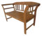 Edenoutdoor Holzbank Relax Duo FSC – Wetterbeständige 2er Akazienholz-Gartenbank, FSC-Zertifiziert, 130x54x80 cm, Geölt für Langlebigkeit, Für 2 Personen