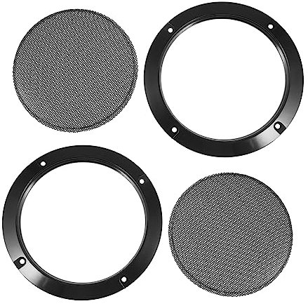 Hemobllo 2stücke Lautsprecher Subwoofer Schutznetze Ersatz Antikollisionsnetze Für Auto Audio System Einfache Installation Verhindert Fremdkörper