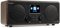 Audizio Foza - Radio WiFi Internet con Dab+ FM Bluetooth 5.0 USB AUX y Pantalla TFT 2.8” a Color, Altavoces estéreo, Mando a Distancia, Entrada Auriculares y diseño Elegante en Color Madera