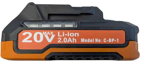 Cordless Pole Hedge Trimmer - Lightweight - Extends to 2.6m - Heavy Duty 16mm Teeth - 410mm Blade - Includes 20v Battery & Charger (Battery Pack - 2.0Ah)