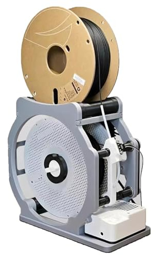 Wsexyy Electric Spool Rewinder, 3D Industrial Filament Respooler, Smart Start Und Stopp Für 1 Kg Spulen, Ordentlich Ohne Verwicklung Für PLA/PETG/ABS/TPU/Nylon/andere 3D -Druckmaterialien