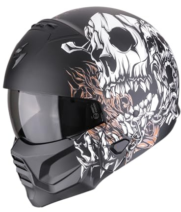 EXO-GT SP Air Solid Motorrad Helm, Matt Schwarz Rot