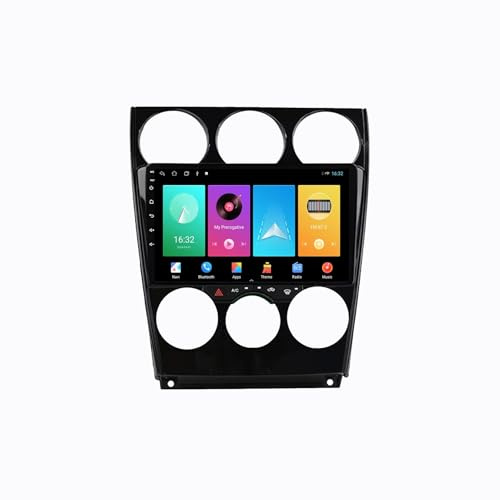2 DIN Radio para Mazda 6 2002-2007 9 Inches Android 15 Carplay Radio Coche Bluetooth Steering Wheel Controls para, 4Core 2G+32G