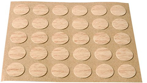 Brinox B77900H 0 Abdeckkappe für Schrauben, Buchenholz, 30 Stück