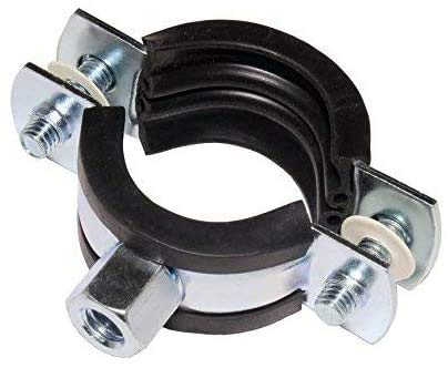 10 Stück Schlauchschellen (44-49 mm / 1 1/2) Stahl verzinkt