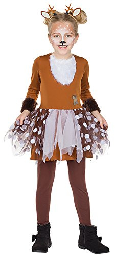 RUBIE'S Kleid Rehkitz Kinder Größe: 140
