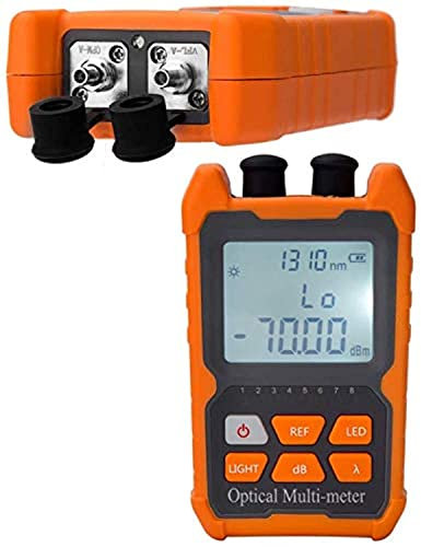 D YEDEMC Fiber Optic Cable Tester Portable Optical Power Meter FC/SC/ST universal interface Fiber Tester Built-in 1Mw Visual Fault Locator (OPM&VFL)