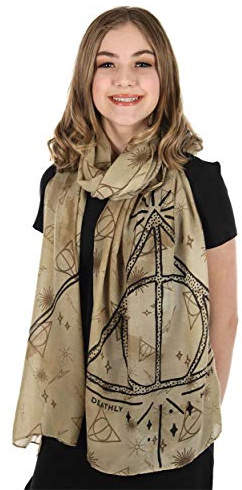 Deathly Hallows Harry Potter Lightweight Scarf Standard