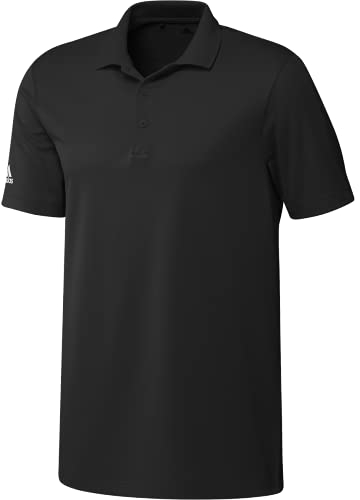 adidas Golf Men's Performance Primegreen Polo Shirt, Black, 3X-Large