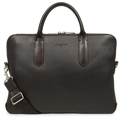 LANCASTER | Milano Gentlemen - Porte documents Cuir de Vachette Grainé Marron