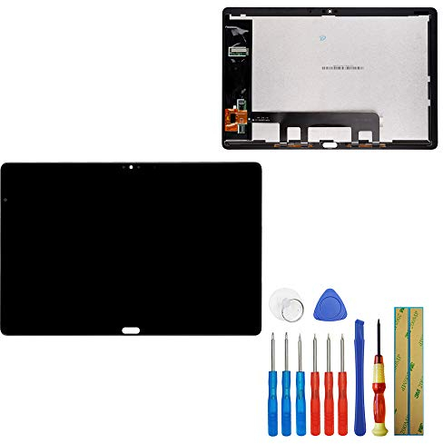 E-YIIVIIL Écran LCD compatible avec Huawei MediaPad M5 Lite 10,1 BAH2-L09 BAH2-W09 avec outils (Noir)
