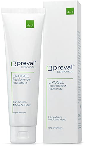 preval® LIPOGEL | Rückfettender Haut- und Kälteschutz für rissige, trockene und zu Juckreiz neigende Haut (50g)