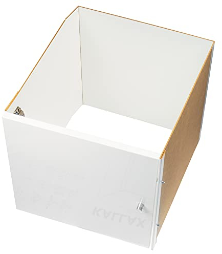 Ikea Modern STORAGE_BOX, Hochglanz-Weiß, 33 x 33 cm, 1 Stück