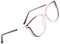 Voolga Blaulichtfilter Brille mit Frühlings Scharnieren, Angesagte Brille Ohne Stärke Damen und Herren, Fake Brille für Anti Blaulicht von Computer (Wine Red)