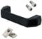 SCHMIDT systemprofile Bügelgriff Nut 8 138x25x40mm Kunststoff schwarz Griff Türgriff Handgriff Haltegriff Ziehgriff Aluprofil-Zubehör