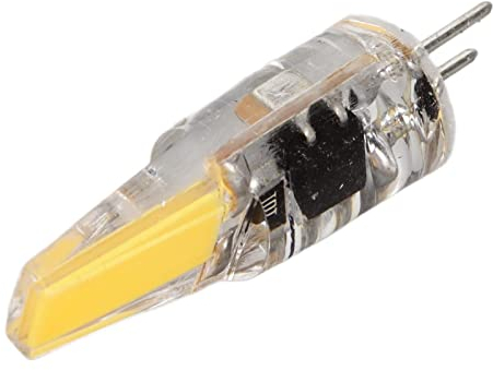 6 Stück 220 V 6 W G4 LED-Birnen 500 LM COB-Lampe 360-Grad-Beleuchtung, Wärmeableitendes Silikon, Blendfrei, für Kronleuchter, Decken- und Landschaftsbeleuchtung(Kaltweiß 6500K)