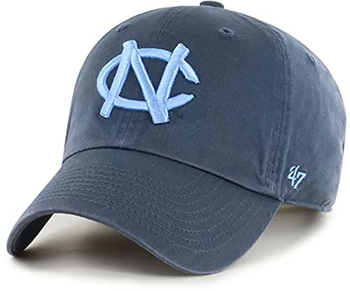 '47 North Carolina Tar Heels UNC Clean Up Verstellbarer Strapback Vintage Navy Hut, marineblau, Einheitsgröße