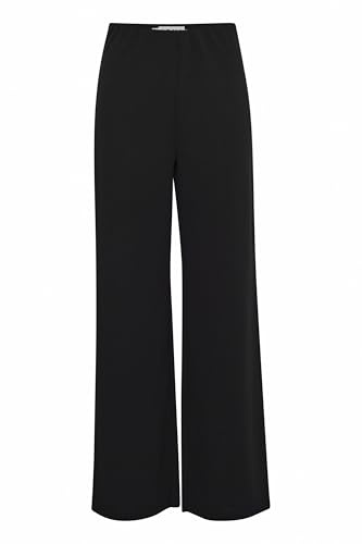 ICHI IHKATINE Damen Hose Stoffhose Pants mit Gummizug Ziernähten Paspeltaschen Regular fit