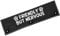 Friendly But Nervous Black Dog Leash Sleeve Wrap Dog Walking Accessory - Pet Birthday Gift - Gift for Dog Owner and Lover