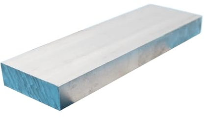 WUDOLI Paneles de Pared Bloques metálicos de Barra Plana de Aluminio 6061 for fresar 6 mm 8 mm 10 mm 12 mm 15 mm 20 mm 25 mm Chapa estriada (Size : 6x25x300mm 1pc)