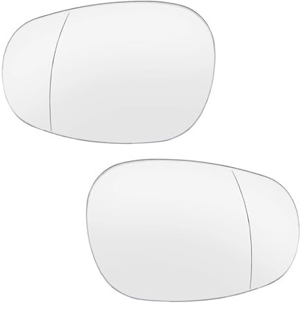 Flügel Spiegelglas Auto Seite Tür Flügel Spiegel Glas Stick Auf Ohne Basis Platte Rück Für E81 E90 E91 E92 325i 328i 335i 2009-2012 Außenspiegelglas (Size : Left and Right)
