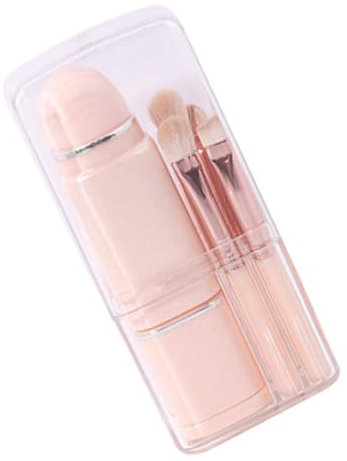 DOITOOL Zoeva Pinsel Puder Pinsel 8 1 Makeup Pinsel Set Tragbare Multifunktionale Kosmetikpinsel Mit Dual End Design Für Blush Und Lidschatten Hellbeige Inklusive Opp Verpackung