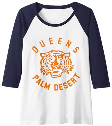 Offizielle Queens Of The Stone Age Tiger Palm Desert Raglan
