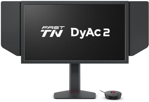 BenQ ZOWIE XL2546X+ Écran Gaming, 24 pouces, 280Hz, TN rapide, DyAc 2, 1080p, HDMI 2.0 X3, DisplayPort, XL Setting to Share, S Switch, réglage hauteur fluide, PROGamer Base