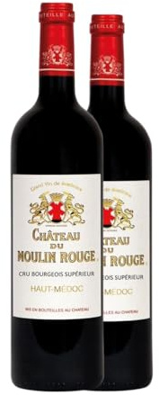 Château du Moulin Rouge. Cru Bourgeois Bordeaux 75 cl Rotwein (Karton mit 2 Flaschen von 75 cl)