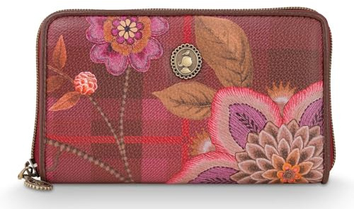 Pip Studio Willow Wallet Flores Felices Red 18x3x11cm