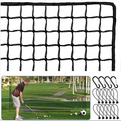 NEWFUN Golf Netz, Golfnetz,3X3M Golf übungsnetz, Verstellbares Schutznetz für den Hinterhof, Tragbares Golfschlägernetz,Golf-,Baseball-,Hockey-Trainingsnetz,Für den Innen- und Außenbereich im Garten