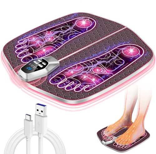 LOZLTX 2025 Intelligente Impuls EMS-Fußmassagegerät【Mikrostrom-Nano-Penetration TENS/EMS-Dualmodus】Fussmassagegerät【Null-Verzögerungsreaktion-TÜV Rheinland-zertifiziert】Durchblutungsstimulator