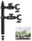 Motorcycle Camera Mount Kit, Motorcycle Double Clamp Mount, Motorrad Fahrrad Lenker Klemm Halterung Kit mit 47 Unsichtbarer Selfie Stick für Insta 360 X4 X3 X2 X One RS R GO 3