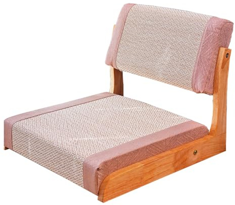 Onxyrbyte Bequemer Japanischer Bodenstuhl,RüCkenstüTze Tatami-Stuhl,Japanischer Bodenstuhl Aus Holz,Tatami-Bodenstuhl Ohne Beine Mit RüCkenlehne,Bodensessel Mit Verstellbarer Ausruhen