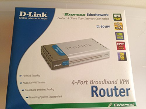 D-Link Router VPN de Banda Ancha de 4 Puertos (DI-804HV)