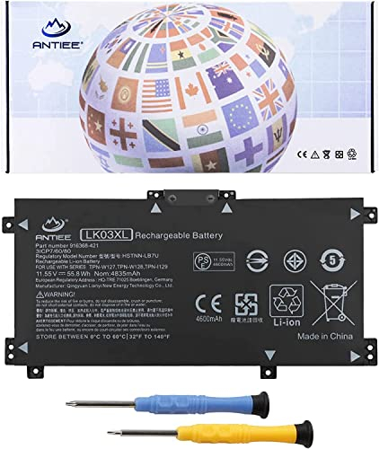 LK03XL Laptop Akku für HP Envy X360 Convertible 17M 17T 15-BP 15M 15-BQ 15M-CN0XXX L09281-855 916814-855 916368-541 916368-421