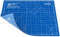 ANSIO Craft Cutting Mat Self Healing A4 Double Sided 5 Layers - Quilting, Sewing, Scrapbooking, Fabric & Papercraft - Imperial/Metric 11 Inch x 8 Inch / 29cm x 21cm - True Blue/Sky Blue
