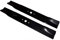 Set di 2 lame per trattorino tosaerba da 48,5 cm, per MTD BE DL JF LF P RD 96 125 130 135 155 11596 B 12096 13596 H HF T Eurotrac 15596 Spider 96 SD