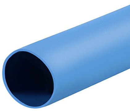 sourcing map Heat Shrink Tubing 3.5mm Dia 2:1 Heat Shrink Tube Wrap Cable Sleeve 1m Blue