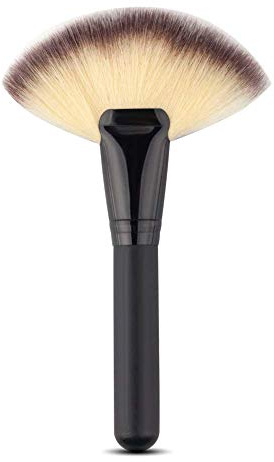 1Pc Big Large Fan Top Brush Makeup Tools Fan Head Face Brush Contour Concealer Powder Blush Eyeshadow Nose Smudge Brush