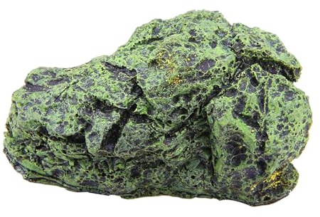 Mumusuki Fische, die Höhlen-Aquarium-Schildkröten-Reptil-aalende Fell-Lebensraum-Dekorations-Verzierungs-kriechende Terrasse verstecken(Small Size:9 * 7 * 4cm)