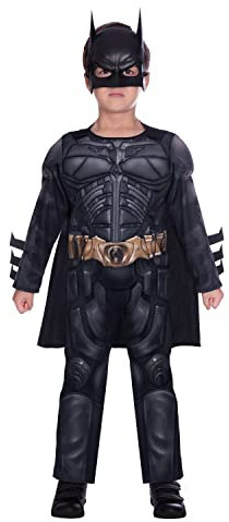 (PKT) (9906062) Classic Child Kids Warner Bros Dark Knight Batman Fancy Dress Costume (3-4 Years)