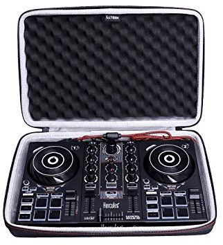 LTGEM DJ Controller Case for Hercules DJControl Inpulse 200 - Hard Storage Travel Protective Carrying Bag