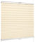 SchattenFreude Basic Klemmfix-Plissee für Fenster | Mit Klemm-Haltern | Ohne Bohren | Creme, Breite: 140cm x Höhe: 100cm