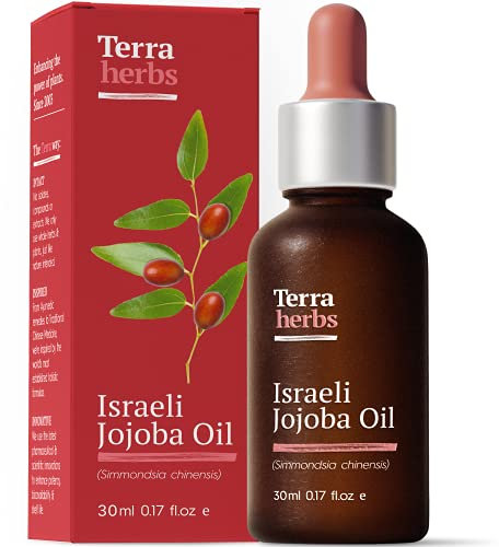 Jojoba Oil - 100% PURE Unrefined Jojoba Oil for Face, Organic Jojoba Oil for Hair, Hydrates, Fights Blemishes and Regulates Sebum Production Jojoba Oil for Skin, Cold-Pressed Jojoba Oil Organic